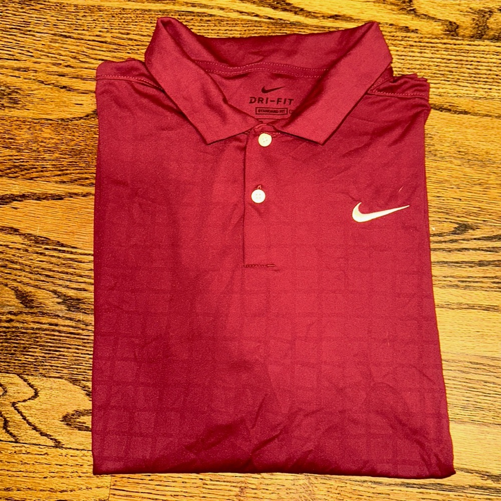 NIKE Dri-Fit Golf Polo Sunday Red Men’s XL Shirt